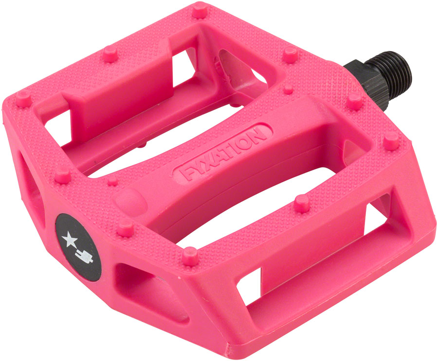 Fyxation Gates Pedals - Platform, 9/16", Plastic, Pink