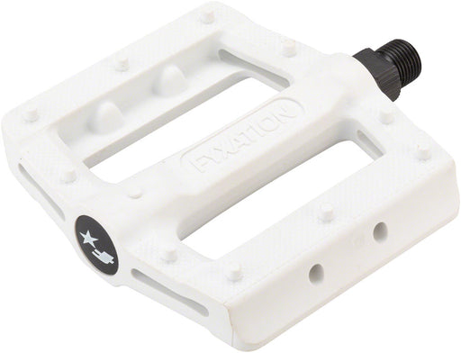Fyxation Gates Slim Pedals - Platform, Plastic, 9/16", White