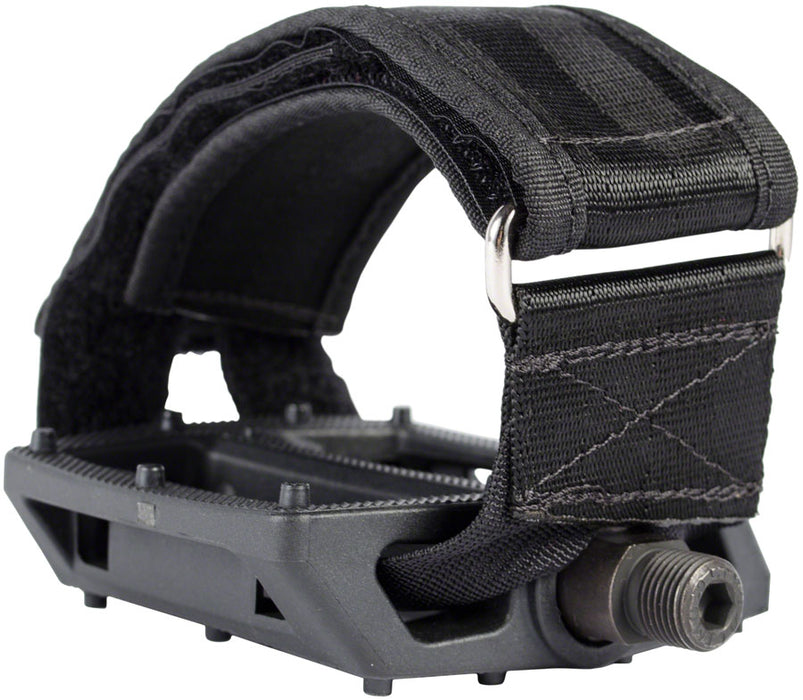 Fyxation Gates platform pedals/pedal strap combo, blk