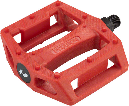 Fyxation Gates Pedals - Platform, Composite/Plastic, 9/16", Red