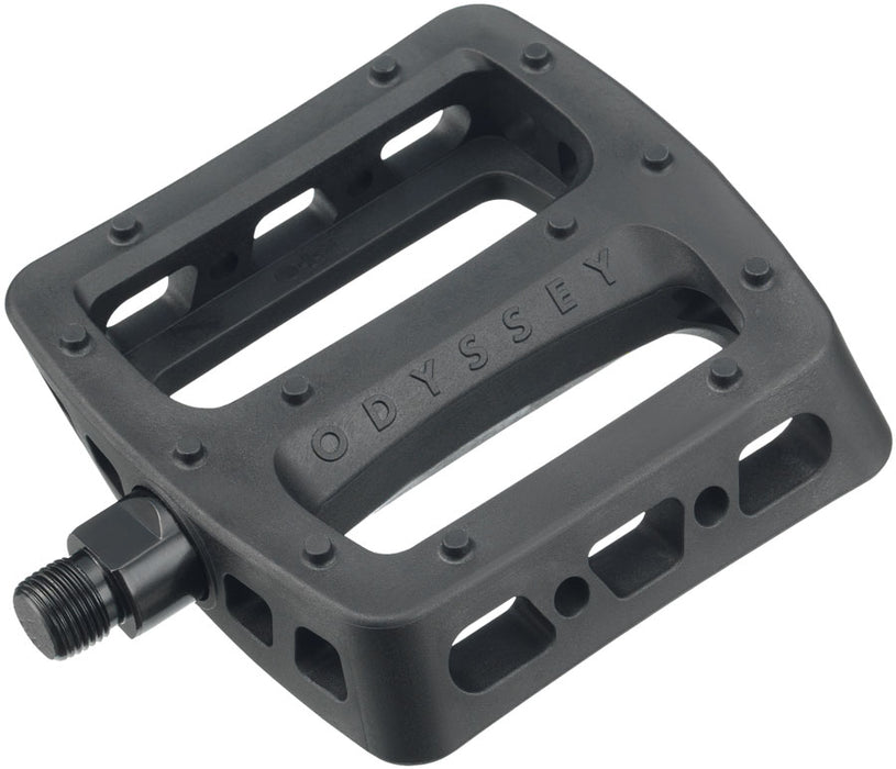 Odyssey Twisted Pro PC Pedals - Platform, Composite/Plastic, 9/16", Black