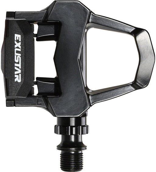 Exustar PR15 Pedals - Single Sided Clipless , Aluminum, 9/16", Black