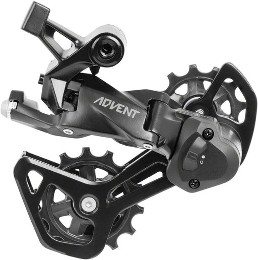 microSHIFT ADVENT RD-M6195M-B Rear Derailleur - 9 Speed, Medium Cage, Black, With Clutch