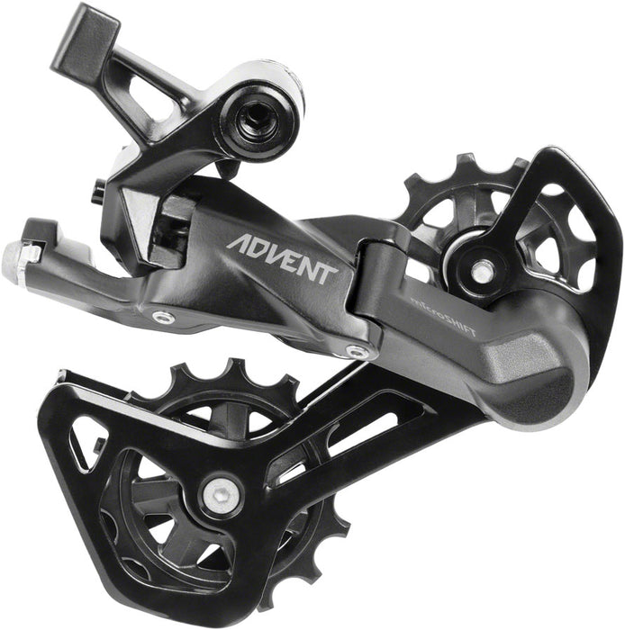 microSHIFT ADVENT RD-M619M-B Rear Derailleur - 9-Speed, Medium Cage, Black