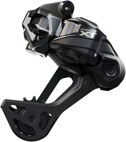 Shimano Deore XT RD-M8250-SGS Di2 Wireless Rear Derailleur - 12-Speed, Long Cage, Shadow ES, Black/Gray