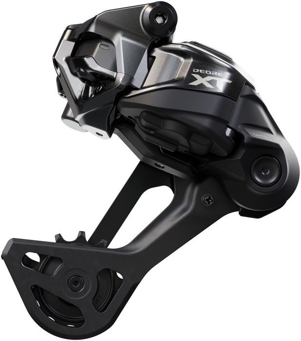 Shimano Deore XT RD-M8250-SGS Di2 Wireless Rear Derailleur - 12-Speed, Long Cage, Shadow ES, Black/Gray