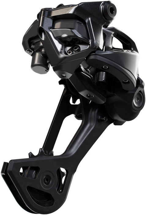 Shimano Deore XT RD-M8260-SGS-B Ebike Rear Derailleur - Di2, 11-Speed, Includes TL-EW300, Black