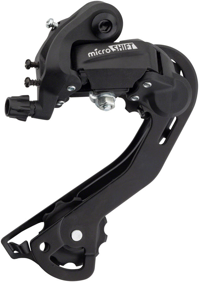 microSHIFT M21 Rear Derailleur - 6/7 Speed, Long Cage, Black