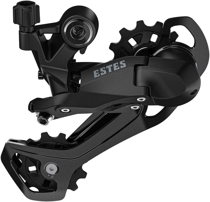 microSHIFT Estes Rear Derailleur - 7/8/9-Speed, Long Cage, 34-40t Max Cog, 11-14t Min Cog, 45t Capacity, Black
