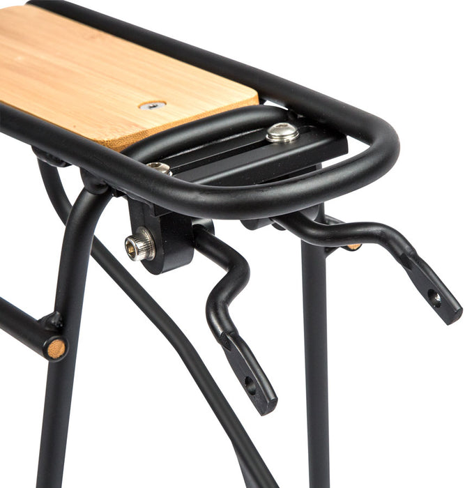 Portland Design Works Everyday Rack Rear Aluminum Rack w/ Bamboo Top