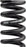 RockShox Steel Metric Coil Spring 174mm (67.5-75mm) 600#, Black