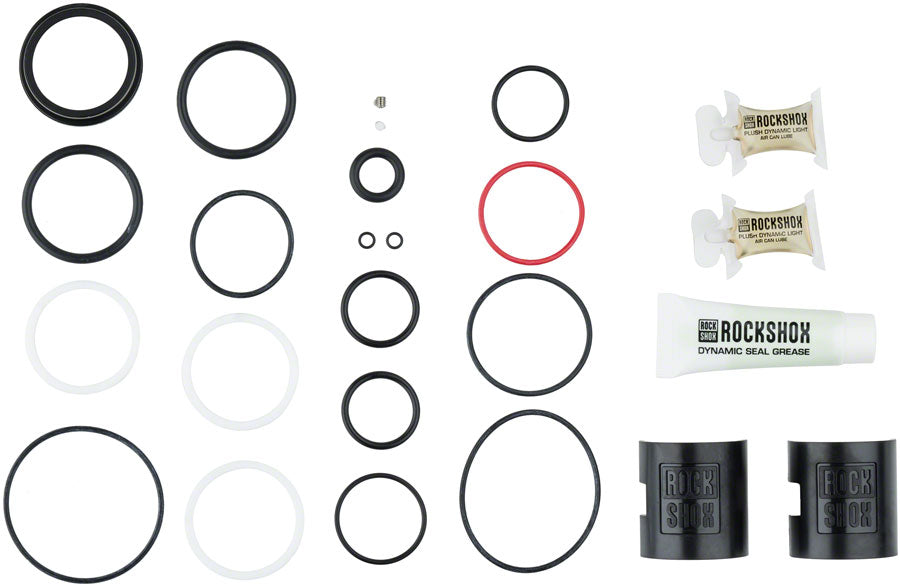 RockShox Rear Shock Service Kit - 200 Hour/1 Year, Vivid C1+