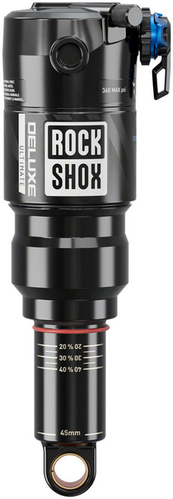 RockShox Deluxe Ultimate RCT  Rear Shock - 165 x 42.5mm, Linear XL, 4 Neg/0 Pos Tokens, Reb 55 / Comp 30, Lock Out 4, Trunnion/Std, C2