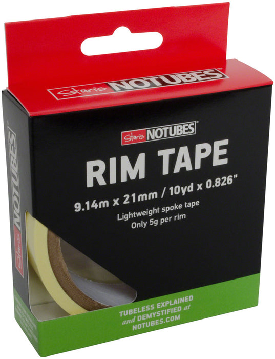 Stan's Yellow Rim 21mm Tape, 10 Yard Roll