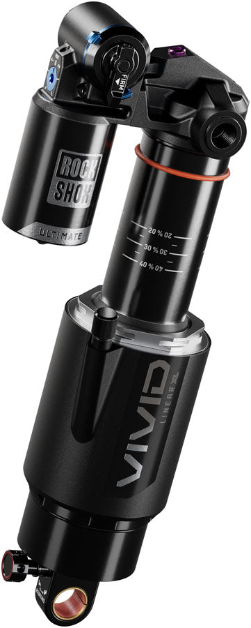 RockShox Vivid Ultimate RC2T Rear Shock - 205 x 62.5 mm, Linear XL Air, 2 Tokens, Reb 55 / Comp 34, L/O 45, Standard Trunnion, D1