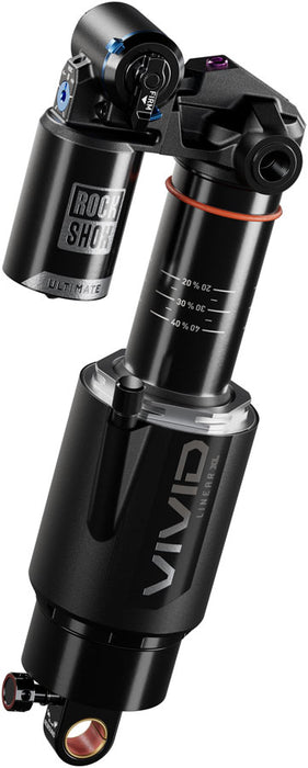 RockShox Vivid Ultimate RC2T Rear Shock - 205 x 65 mm, Linear XL Air, 2 Tokens, Reb 55 / Comp 34, L/O 45, Standard Trunnion, D1