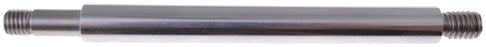FOX Damper Shaft - 3.487 L, 9mm OD, Float X2, Steel, Chrome Plate, 60/65