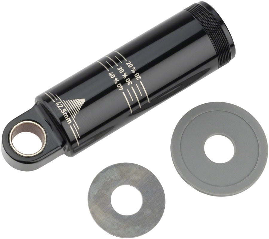 RockShox Rear Shock Damper Body - Standard Eyelet, 42.5mm w/ Hydraulic Bottom Out, 2.5mm Travel Spacer, Super Deluxe C1+ (2023+)