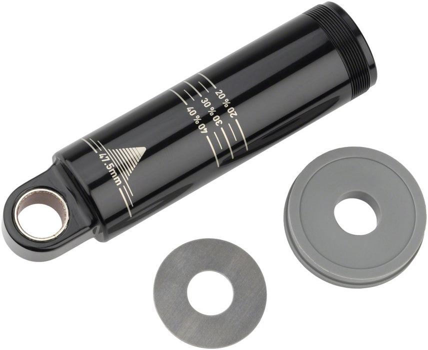 RockShox Rear Shock Damper Body - Standard Eyelet, 47.5mm w/ Hydraulic Bottom Out, 7.5mm Travel Spacer, Super Deluxe C1+ (2023+)