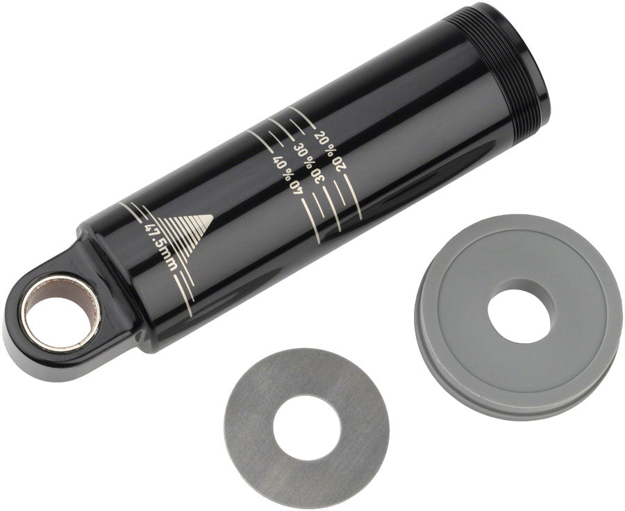 RockShox Rear Shock Damper Body - Standard Eyelet, 47.5mm w/ Hydraulic Bottom Out, 7.5mm Travel Spacer, Super Deluxe C1+ (2023+)