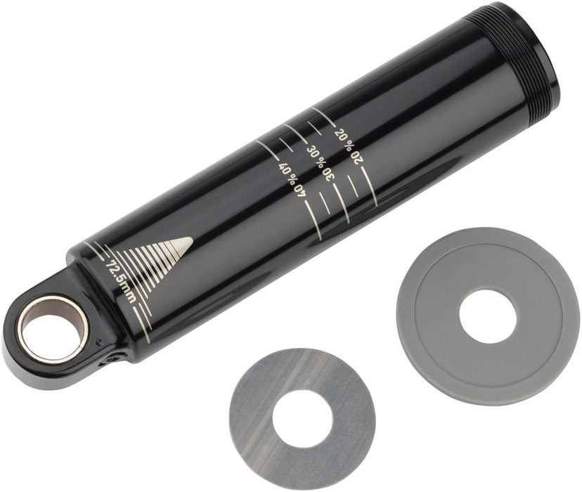 RockShox Rear Shock Damper Body - Standard Eyelet, 75mm w/ Hydraulic Bottom Out, Super Deluxe C1+ (2023+)