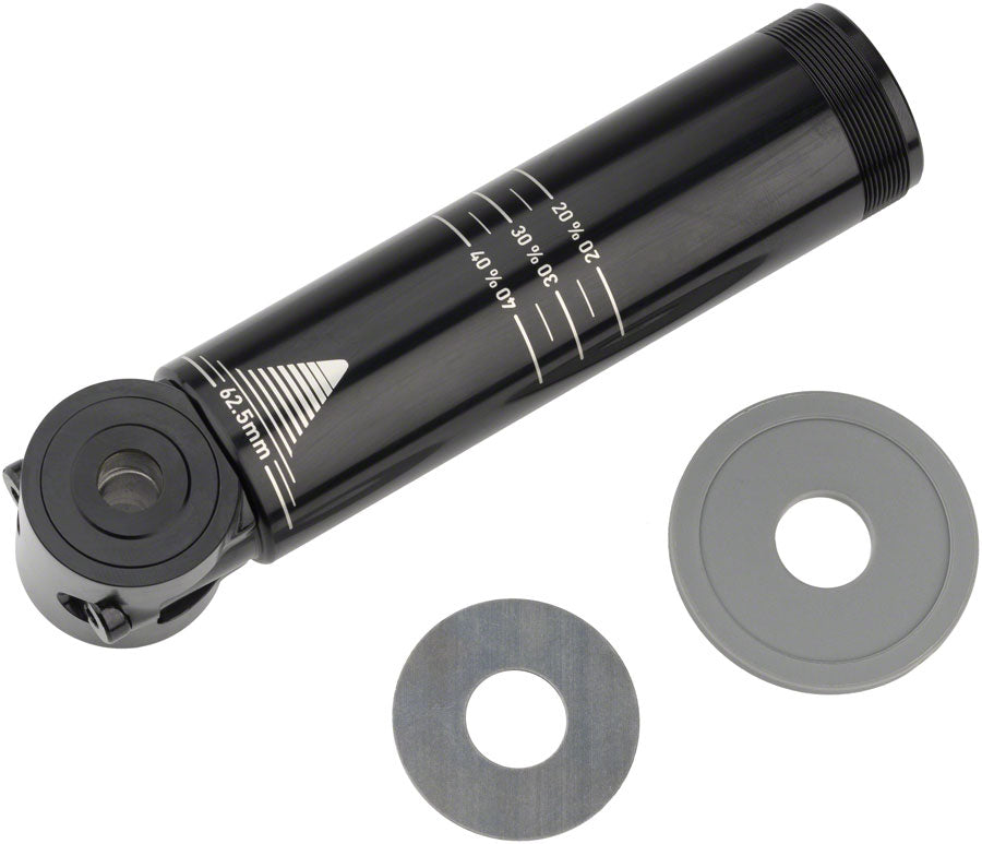 RockShox Rear Shock Damper Body - Bearing Eyelet, 62.5mm w/ Hydraulic Bottom Out, 2.5mm Travel Spacer, Super Deluxe C1+ (2023+)