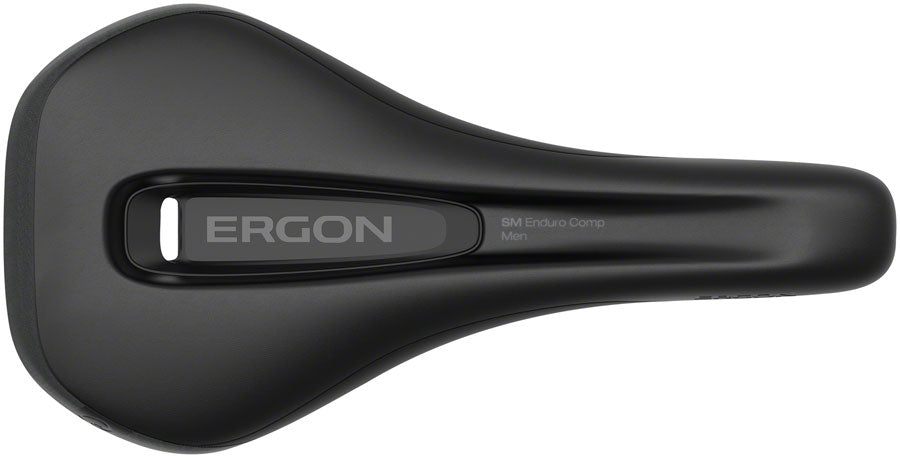 Ergon SM Enduro Comp Saddle, S/M - Stealth w/ Oil Slick Rails