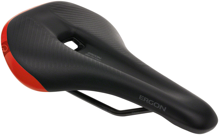 Ergon SM Pro Men's Saddle, Medium/Large - Blk/Red