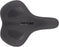 MSW Women's Saddle - Memory Foam, Soft Touch Cover, Steel, Black