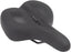 MSW Women's Saddle - Memory Foam, Soft Touch Cover, Steel, Black