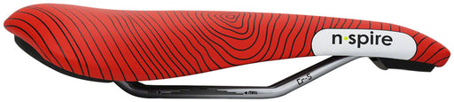 Smanie N.Spire Saddle - Chromoly, Microfiber Red, 136