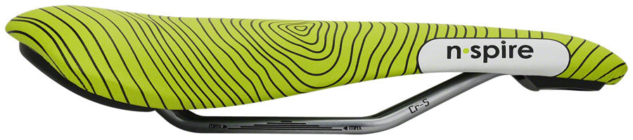 Smanie N.Spire Saddle - Chromoly, Microfiber Green, 156