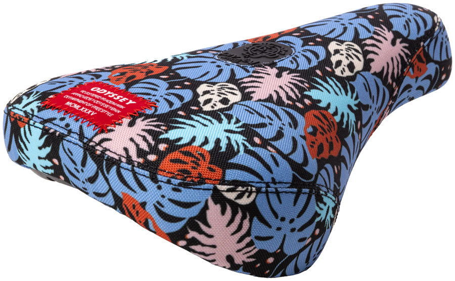 Odyssey Tropical BMX Seat - Pivotal, Multi-Color, Fat