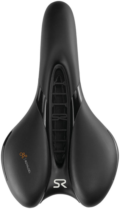 Selle Royal Respiro Stracciatella Saddle - Manganese, Black, Athletic