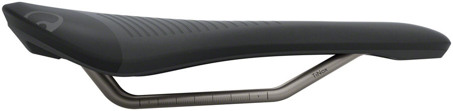 Ergon SRS Comp Saddle - TiNox XP, Black, Men's, Small/Medium