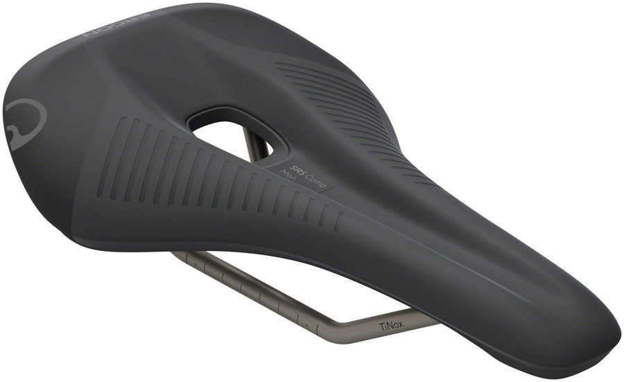 Ergon SRS Comp Saddle - TiNox XP, Black, Men's, Small/Medium