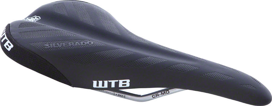 WTB Silverado Pro Saddle: CroMo Rails Black/White