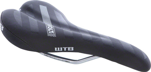 WTB Volt Comp 135 Saddle: Steel Rails Black/Silver