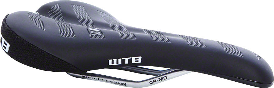 WTB Volt Pro 142 Saddle: CroMo Rails Black/White