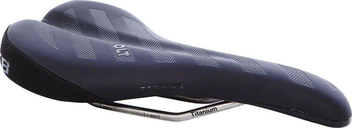 WTB Volt Team 150 Saddle: Titanium Rails Black/Gloss Black