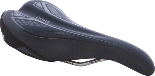 WTB Pure Team Saddle: Titanium Rails Black/Gloss Black