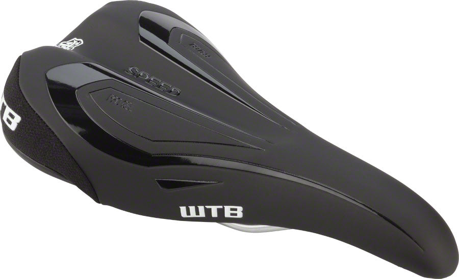 WTB Speed ProGel Saddle: Steel Rails Black