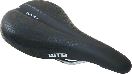 WTB Deva HP Comp Saddle: Steel Rails Black