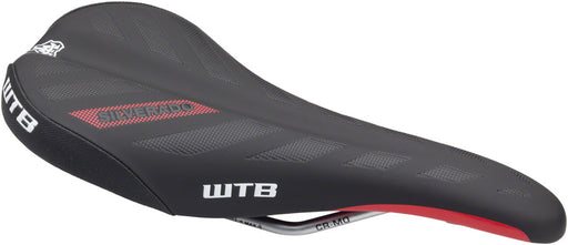 WTB Silverado Race Saddle: CroMo Rails Black/Red