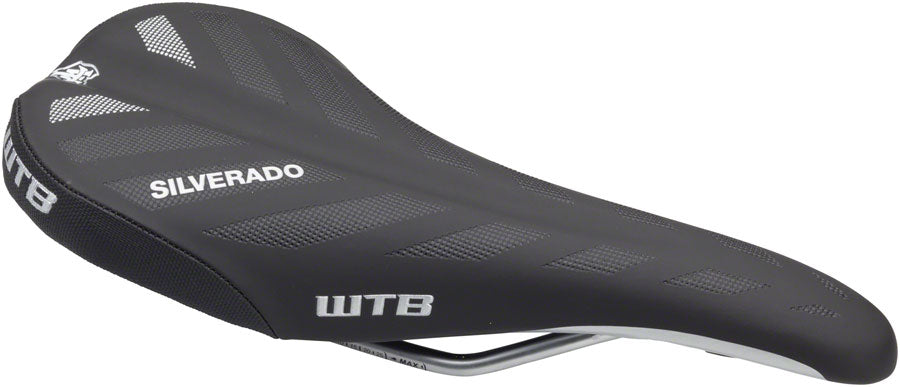 WTB Silverado Comp Saddle: Steel Rails Black/Gray