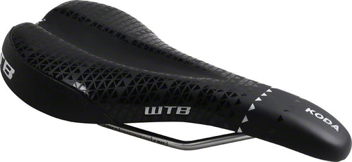 WTB Koda Comp 142 Saddle: Steel Rails Black/Gray