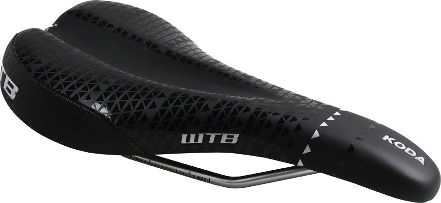 WTB Koda Comp 142 Saddle: Steel Rails Black/Gray