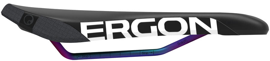 Ergon SM Enduro Pro Saddle - Titanium, OilSlick, Men, Medium/Large