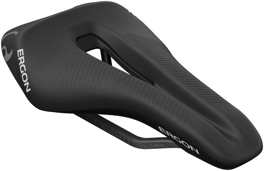 Ergon SR Tri Pro Carbon Saddle - Carbon, Black, Men's, Mid