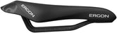 Ergon SR Tri Pro Carbon Saddle - Carbon, Black, Women's, Front